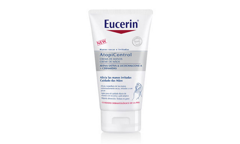 Eucerin® lanza su nueva crema AtopiControl para manos agrietadas, con eccema o picor