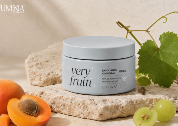 Unavida Cosmetics presenta Very Frutti, un exfoliante corporal Oil to Milk de sensorialidad frutal