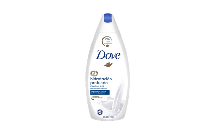 Dove se cambia a las botellas de plástico 100% recicladas y empieza por un packaging plastic-free para su pastilla de belleza Dove