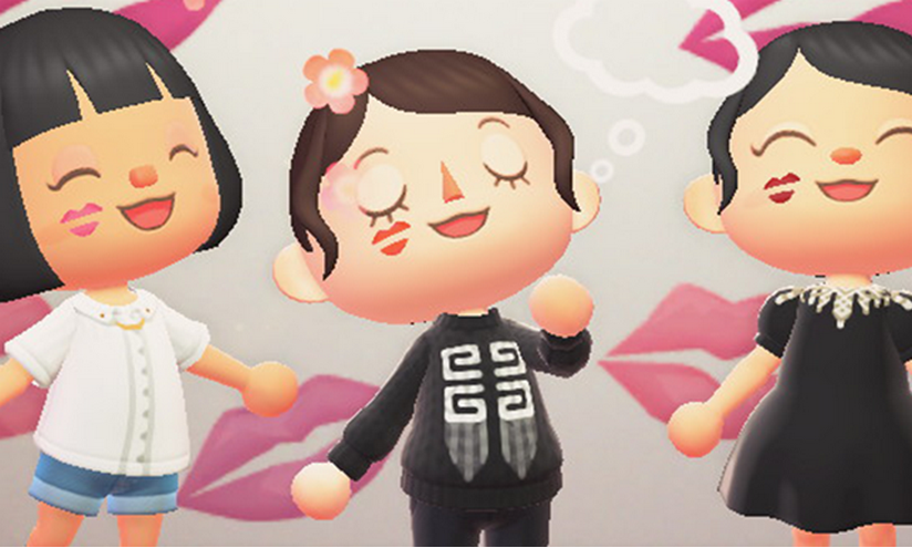Givenchy diseña los looks de maquillaje del videojuego de Animal Crossing en colaboración con Nook Street Market