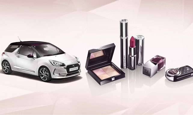 Givenchy Le Makeup hace un re-styling del nuevo DS 3 en una edición especial y limitada0