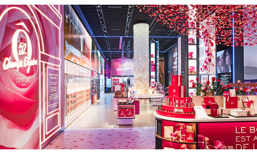 Lancôme inaugura su flagship store en la avenida de los Campos Elíseos en París