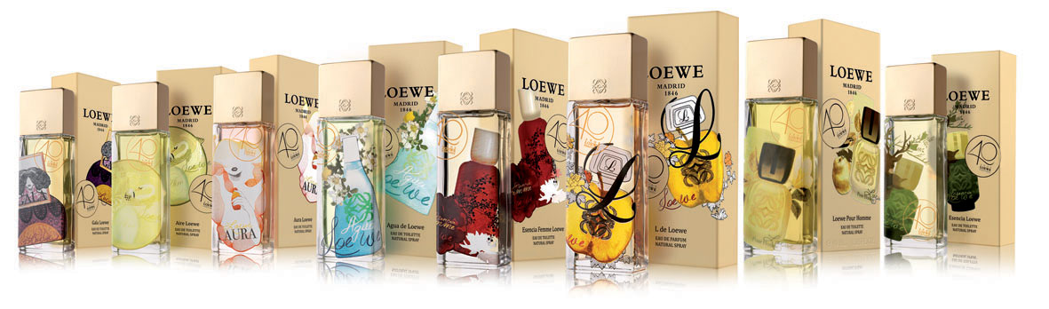 Loewe celebra 40 años de creación de perfumes