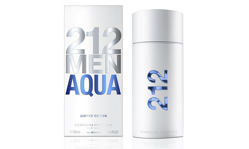212 Men Aqua, la nueva fragancia en edición limitada de Carolina Herrera