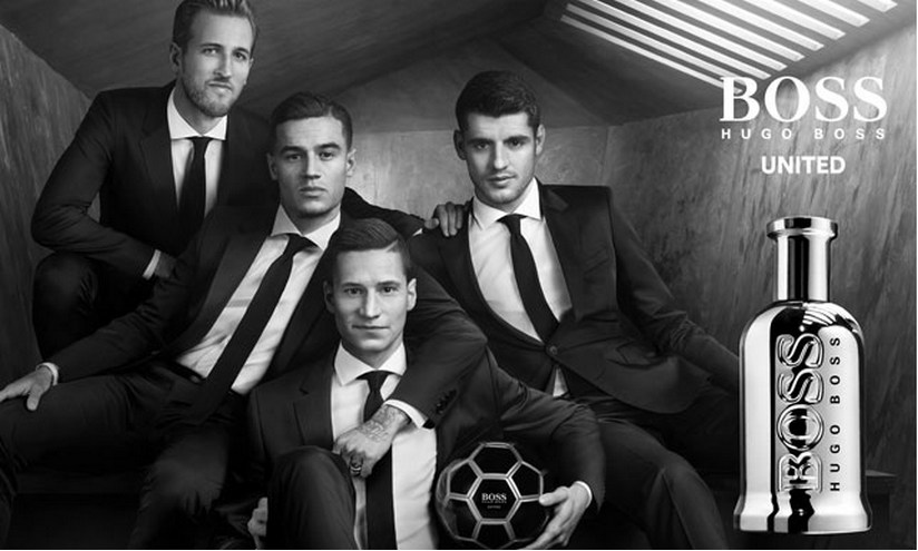 Draxler, Coutinho, Kane y Morata unidos por Boss Parfums para su nueva campaña Soccer