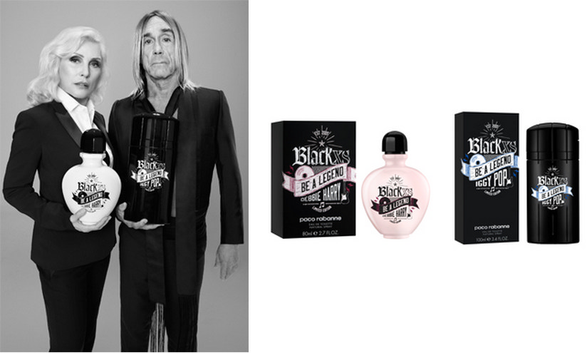 Debby Harry e Iggy Pop para Paco Rabanne 