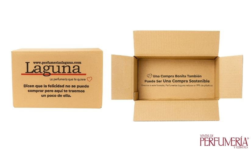 Perfumerías Laguna reduce en un 99% el uso de plástico en sus envíos con un nuevo sistema de embalaje sostenible